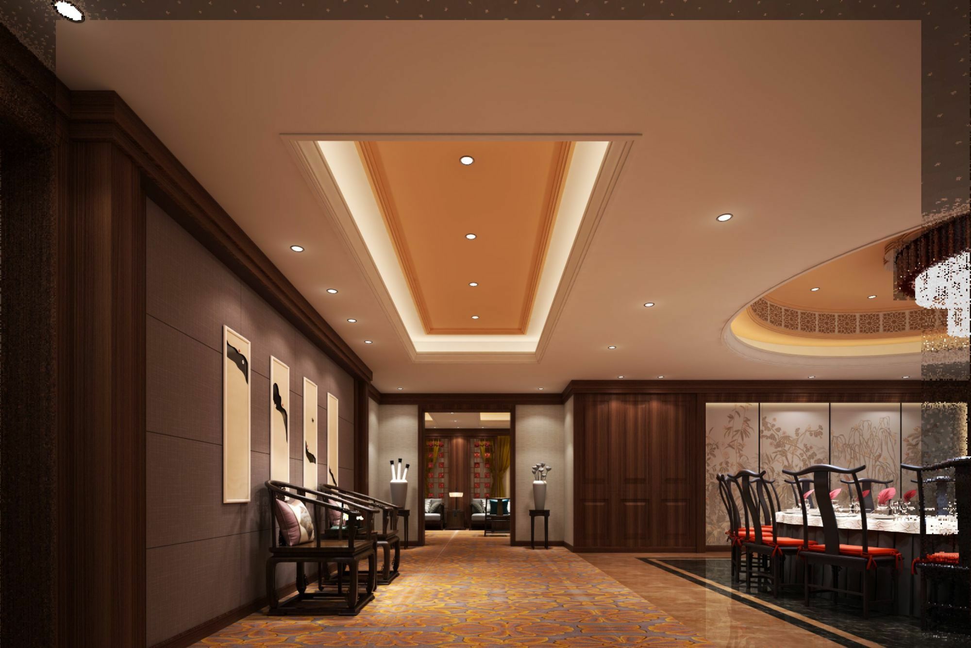 Jinan Luxury Blue Horizon Hotel Exterior photo