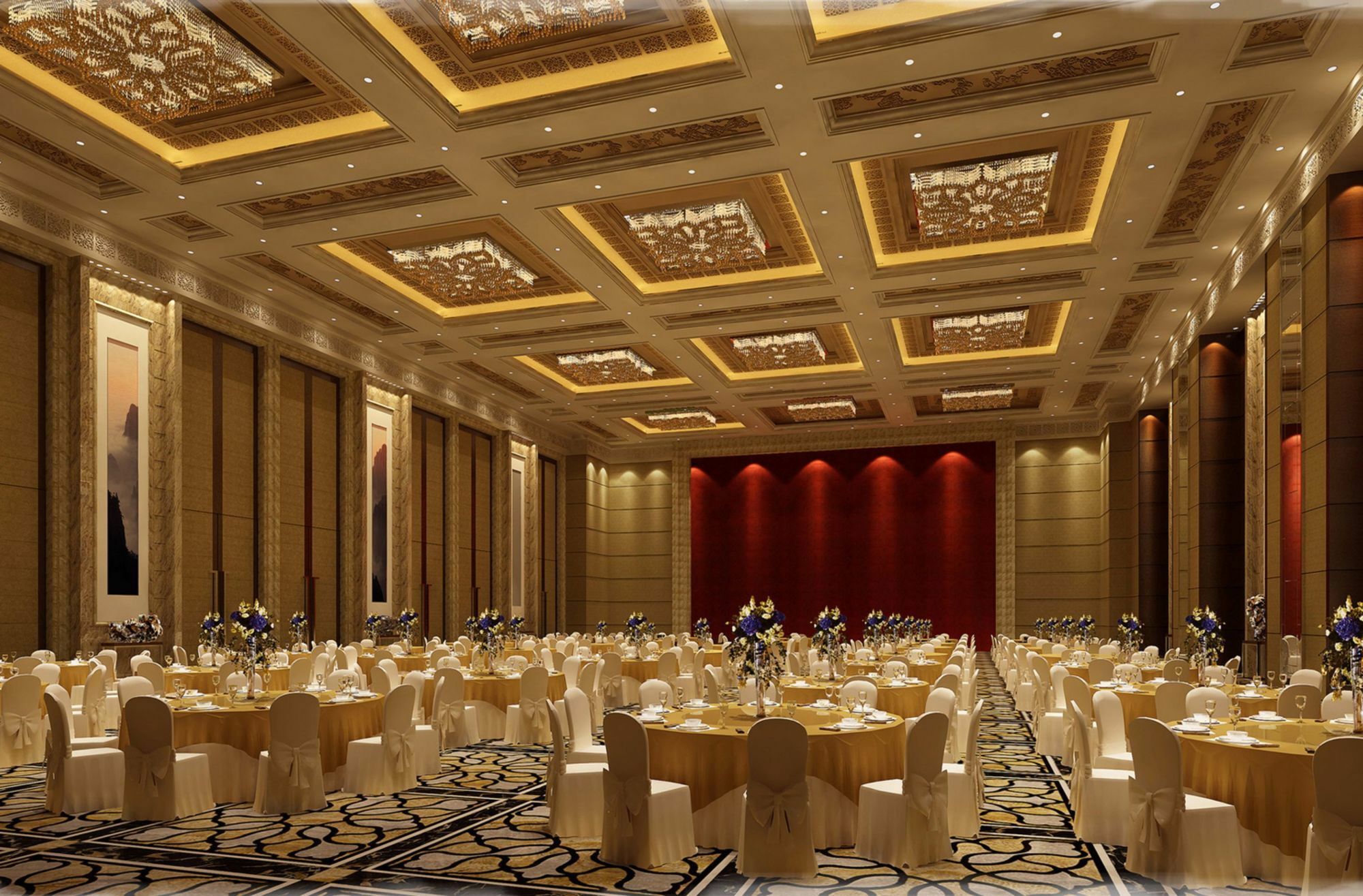Jinan Luxury Blue Horizon Hotel Exterior photo