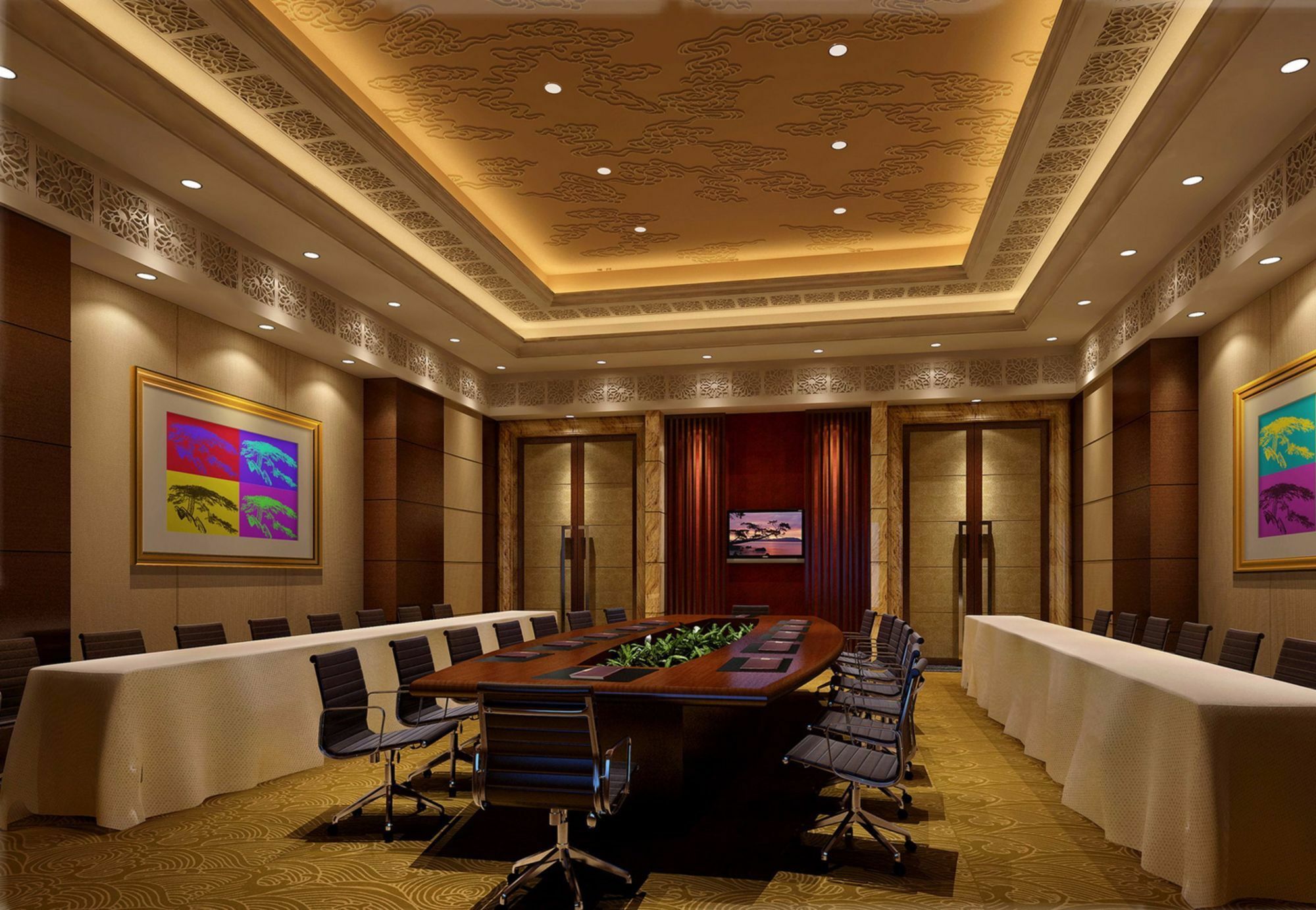 Jinan Luxury Blue Horizon Hotel Exterior photo