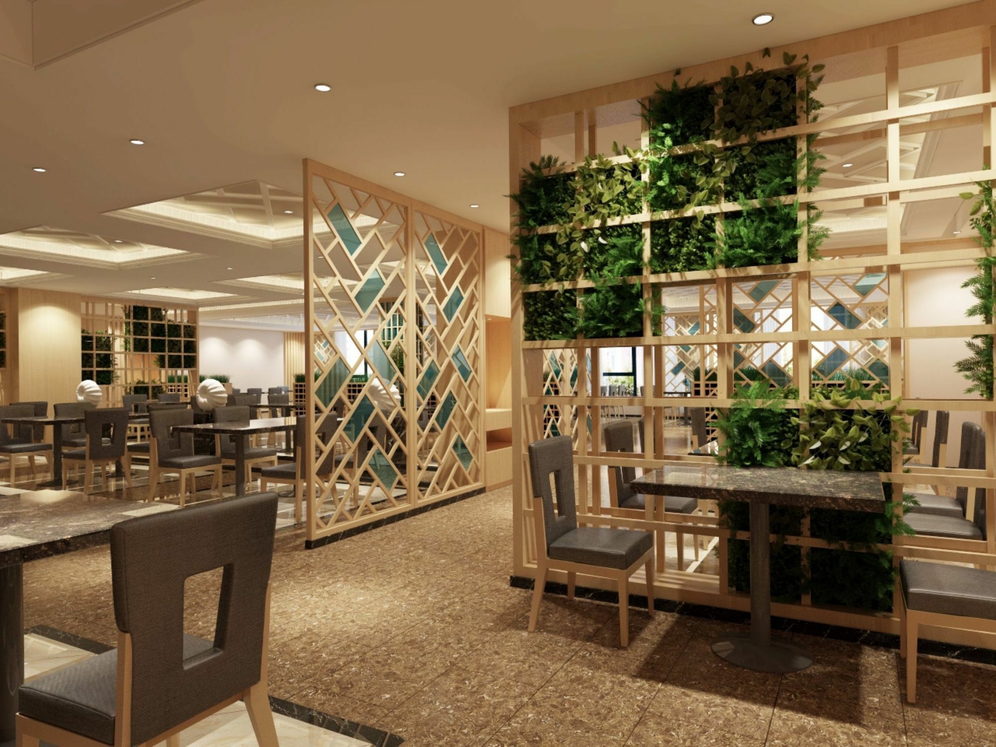 Jinan Luxury Blue Horizon Hotel Exterior photo