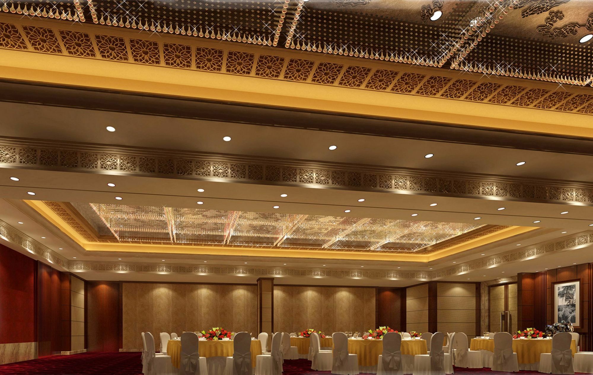 Jinan Luxury Blue Horizon Hotel Exterior photo